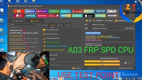 Samsung A03 Android 13 Frp bypass One Click By Unlocktool