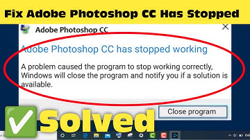 How To Fix Adobe Photoshop CC Has Stopped Working Windows 11/10/8/7 || Photoshop CC Not Open Problem