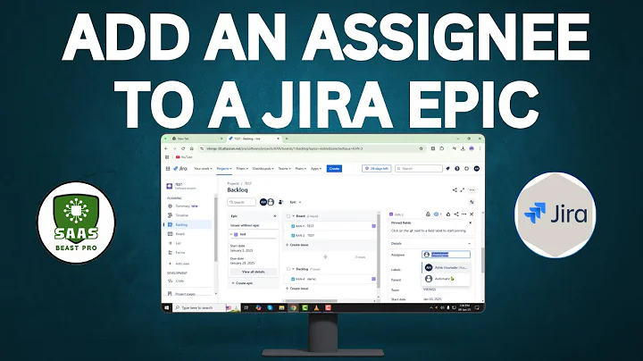How to Add an Assignee to a Jira Epic - Full Tutorial (2025)