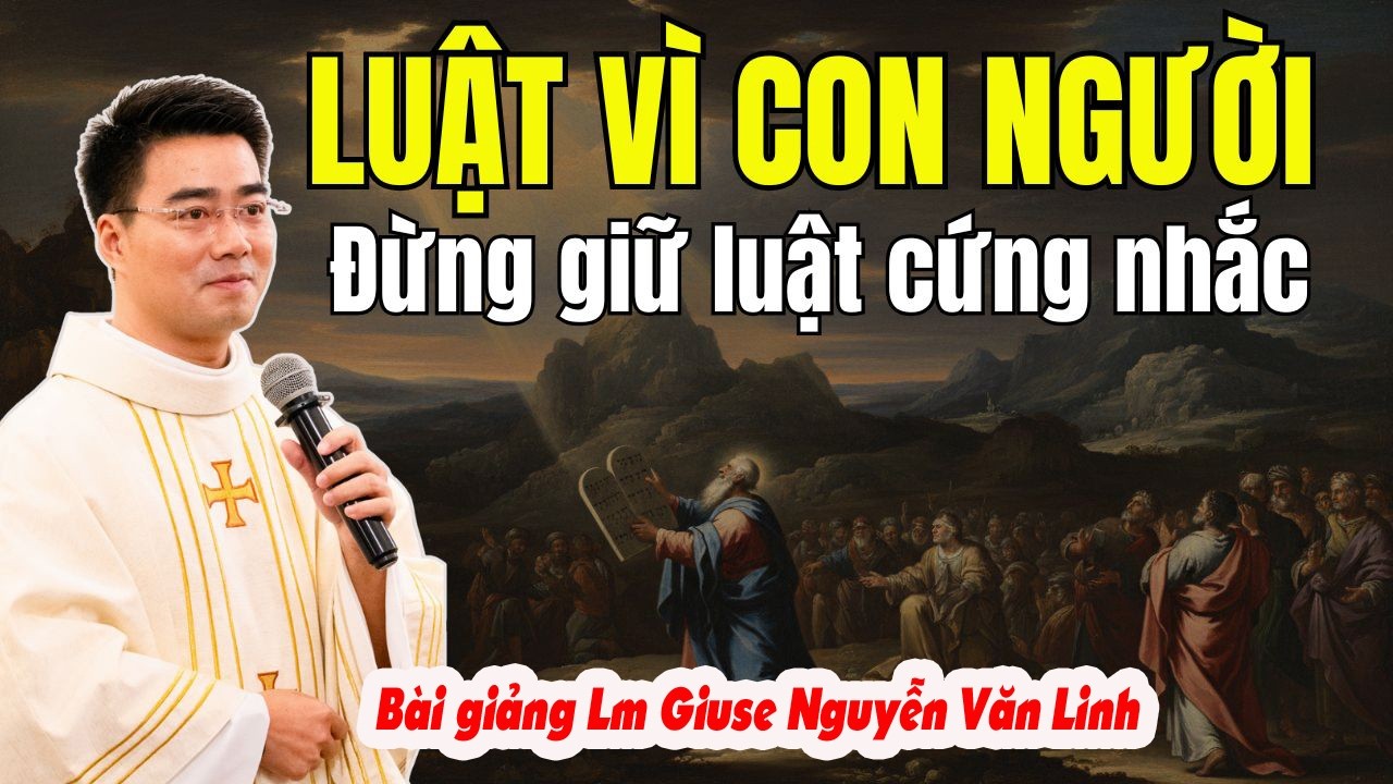 Ai Mới Là Người Phạm Tội? Giữ Luật Hay Yêu Thương | Bài giảng Lm Giuse Nguyễn Văn Linh