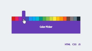 Color Picker Design with HTML CSS and JavaScript [HowToCodeSchool.com]