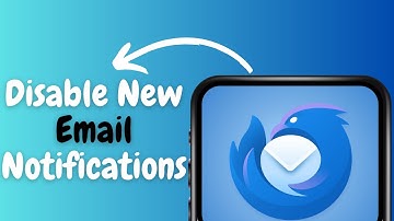 How to Disable New Email Notifications in Thunderbird