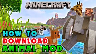 How to download Animal Mod in Minecraft in just 2 Minutes | Minecraft Animal Add-on screenshot 1