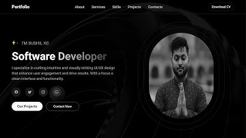 Build a Modern Portfolio Website with React & Tailwind CSS - Step by Step Full Tutorial