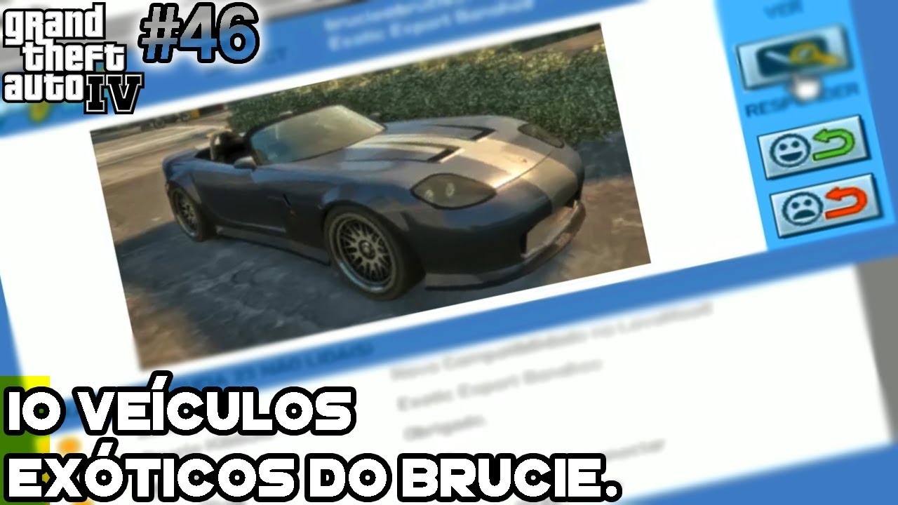 Carros RAROS escondidos e MUITO LOUCOS do GTA IV 