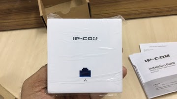 IP-COM AP255 In-Wall WiFi Access Point | Unboxing