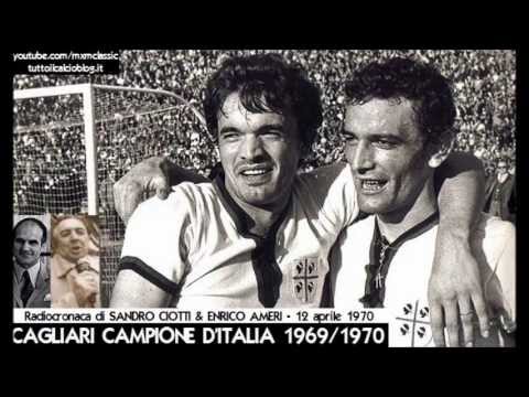 Cagliari-Bari 2-0 (12/4/1970) Radiocronaca di Sandro Ciotti - Cagliari Campione d'Italia 1969/1970