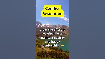 Quick Tips for Resolving Conflicts