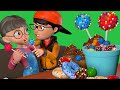 Tani and nick mukbang sweet confectionery  scary teacher 3d animation  maxblue