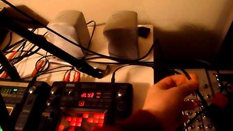 The Set Up (Kaoss Pad 3, Koassilator Pro, Electribe SX, M-Audio KeyStudio)