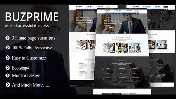 Busprime - Consulting & Business HTML Template | Themeforest Website Templates and Themes
