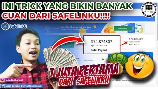 cuma share link doang dapat cuan, begini cara memahami link referral dan cara mainnya || SafelinkU