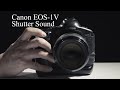 Canon EOS-1V Let's listen the shutter sound | シャッター音 | Hidema Channel