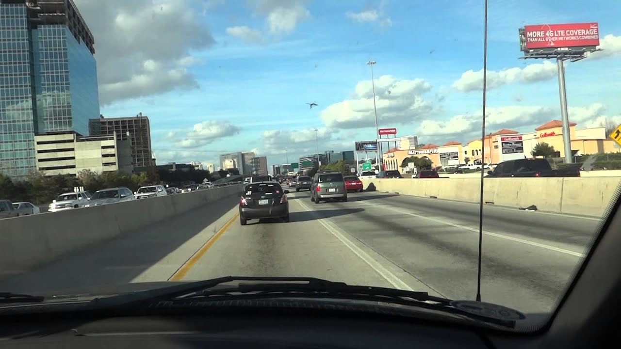 Driving On West Loop 610 In Houston, Tx - YouTube