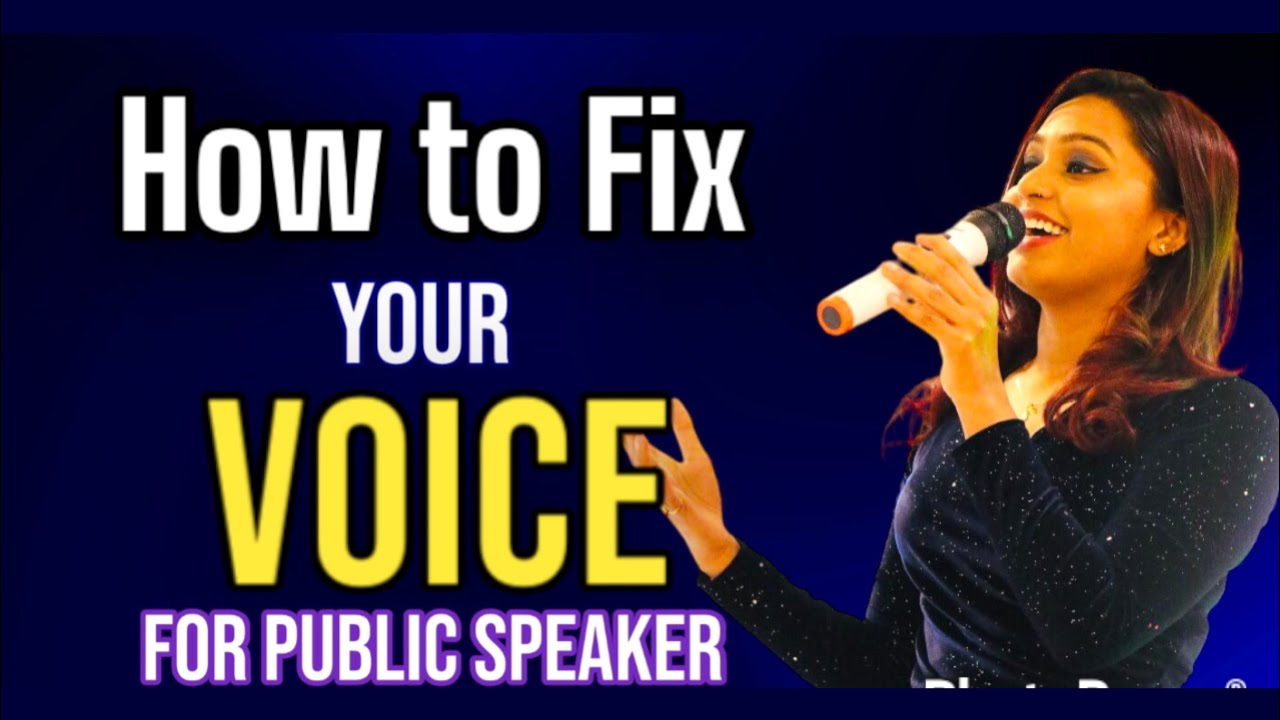 How to Fix Your Voice for Anchor Public Speaker Want to