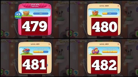 Township Colorful Puzzle Levels 479, 480, 481, 482