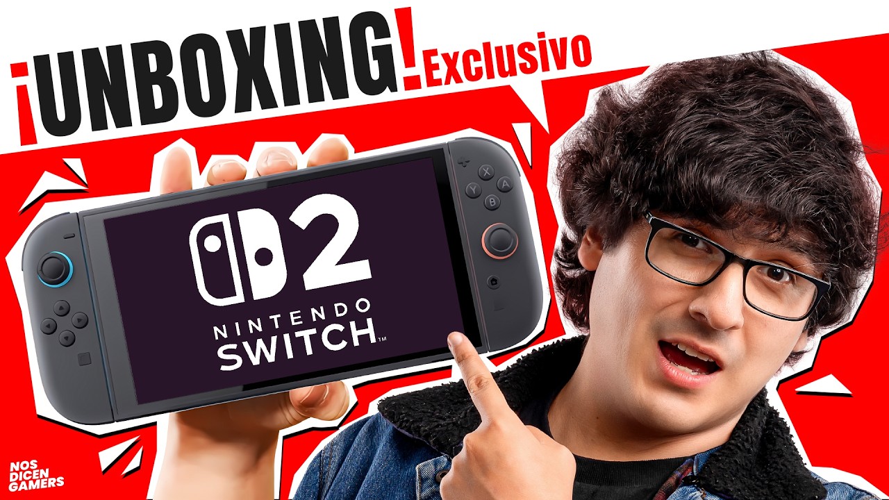UNBOXING de la NINTENDO SWITCH 2 antes del lanzamiento