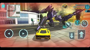 Flying police robot game Android iOS mobile gameplay walkthrough ep 3