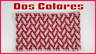 Clase #30 EN VIVO 🧶 Dos Agujas / Cuello en Dos Colores + Gráfico  (Primera parte)