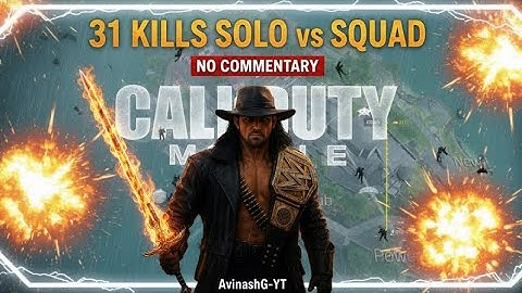 Raw 31 Kills in not Solo vs Squads ALCATRAZ Gameplay | CODM SQUAD GAMEPLAY 