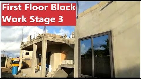 Building in Ghana |First Floor Block Work Stage 3 |Ep-41 #buildingahouseinghana #lifeinghana #ghana