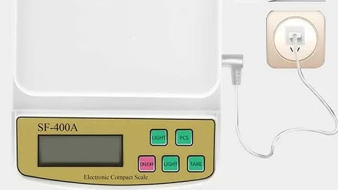 SF-400A Digital Electronics weighing scales Review