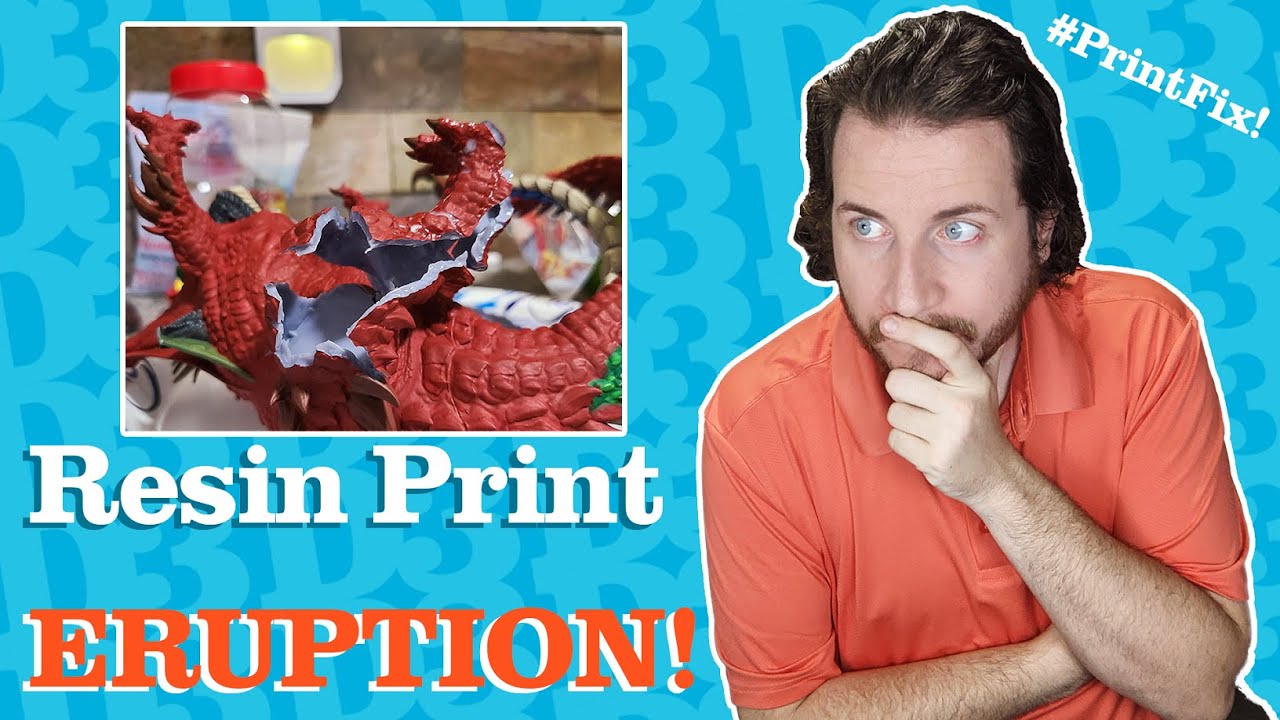 Resin Print Pops And Drips Printfixfriday S1e36 Youtube 