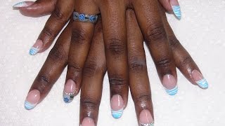 acrylic matching nail airbrush