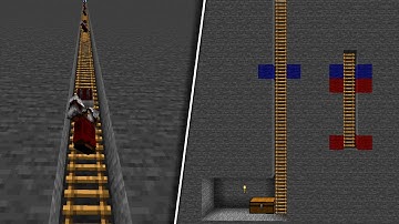 How to Make An Endless Ladder Using Immersive Portals - Minecraft Modded Tutorial