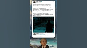 Daniel Radcliffe Almost Fainted Filming a Dementor Scene! #HarryPotter #MovieFacts