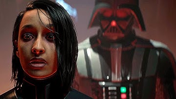 DARTH VADER Entrance Scene Kills Second Sister Inquisitor Final Boss Ending - Star Wars
