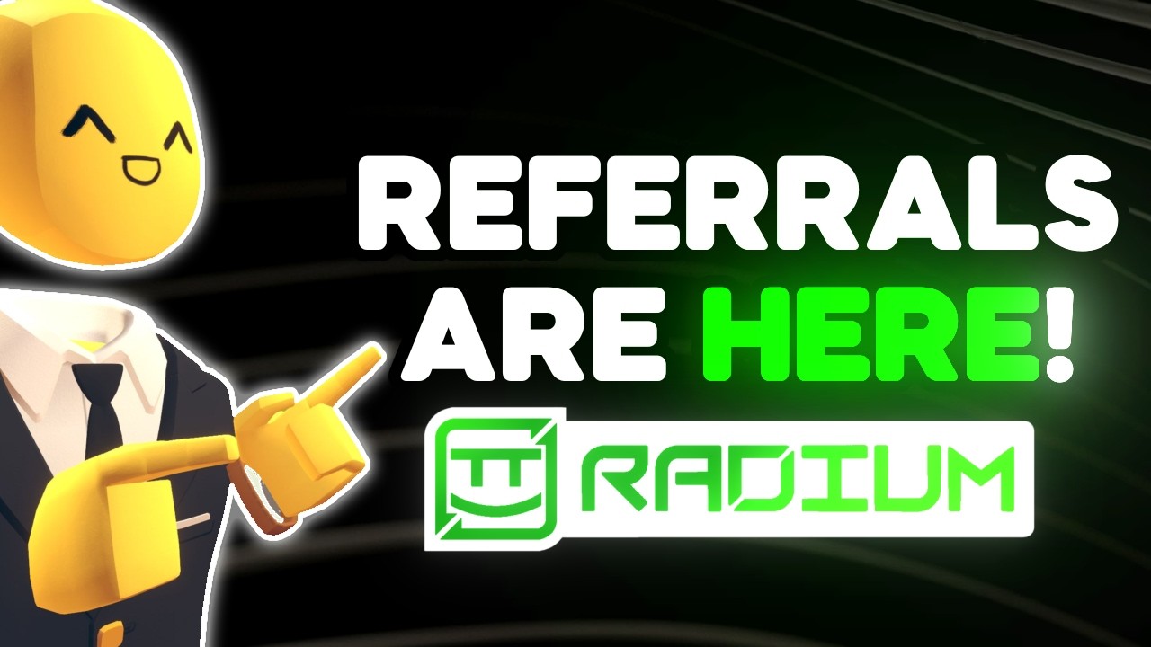 Radium Invite Key Radium Referrals Are HERE! (HUGE UPDATE) | Radium - YouTube