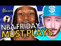 NBA DFS Friday 11/8 (DraftKings Underdog Prizepicks MUST PLAYS) | NBA DFS Picks + NBA Props