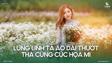 Chụp Ảnh Áo Dài Cùng Cúc Họa Mi Đẹp Nhất Bạn Đã Thử Chưa? | Cộng Studio