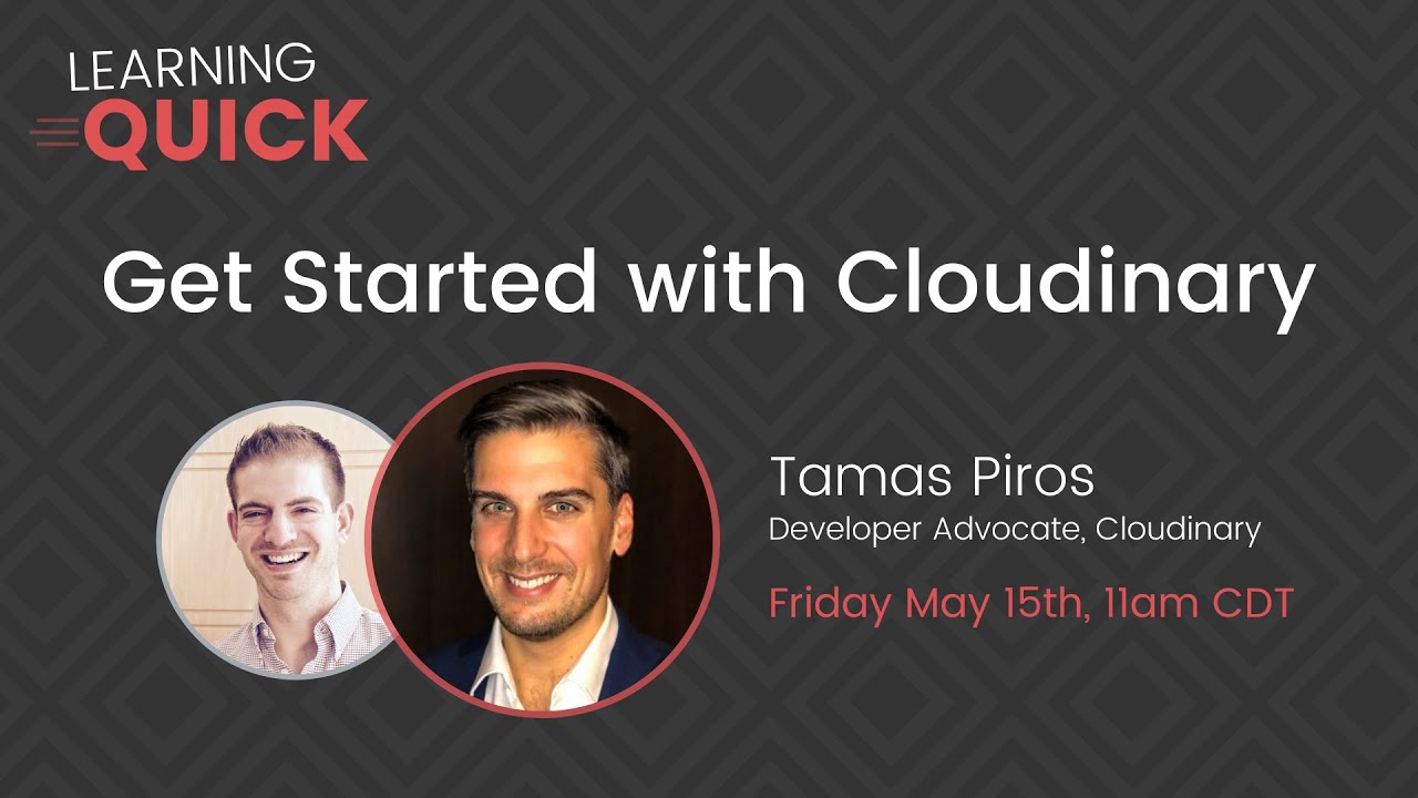 Getting Started With Cloudinary API (Live Stream) - YouTube