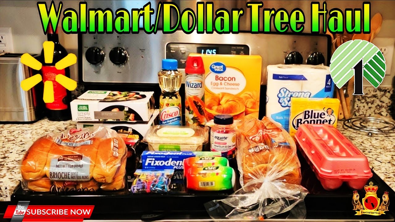 Walmart/Dollar Tree Haul 