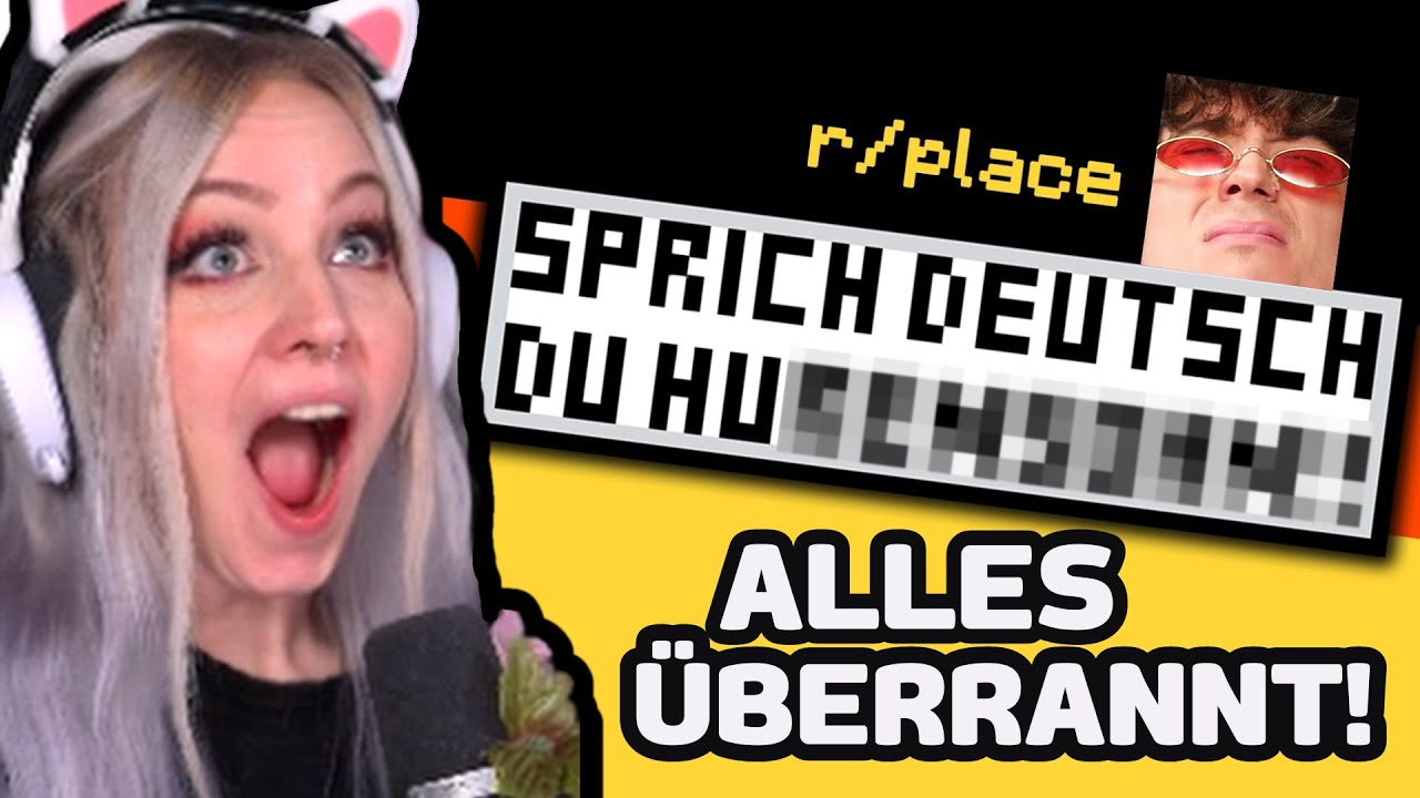 Wie Deutschland r/place DOMINIERT - LostKittn Reaction