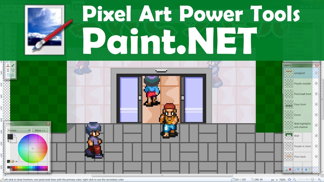 8-bit and Pixel-art game making app 2023 - Free and Easy