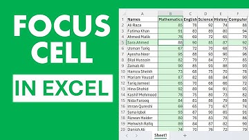 How to Use Focus Cell in Excel Like a Pro