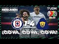 Cruz Azul U.N.A.M. Pumas goals and highlights