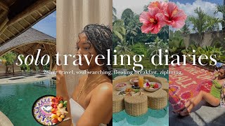 BALI SOLO TRAVEL VLOG | my first solo trip, villa stay, floating breakfast & island hopping