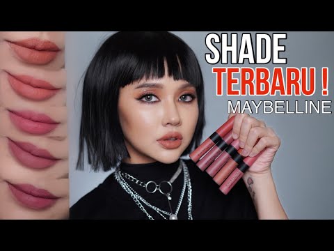 THE NUDES MAYBELLINE SENSATIONAL LIQUID MATTE Swatces + Review +Test Ketahanan | Maria Soelisty. 