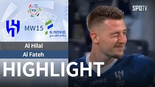 [SPL] Al Hilal vs Al Fateh | H/L | MW15 | Saudi Pro League 2024-25