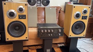Technics SB-411 / Обзор 1 часть / speaker amplifier обзор