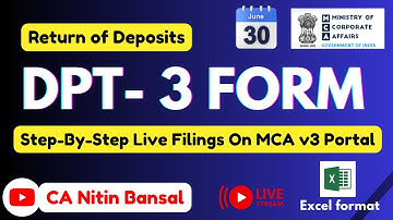 DPT 3 form filing online | step by step guide | DPT 3 form Applicability | DPT 3 form filing in V3