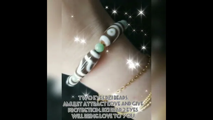 Two eyes Dzi beads.ulet attract love and give potection. Dzi bead 2 eyes will bring love to you.