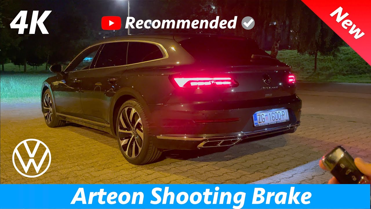 Volkswagen Arteon Shooting Brake 2021 - Full Night review 4K