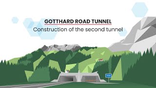 Second Gotthard road tunnel on the A2 - the most important information at a glance