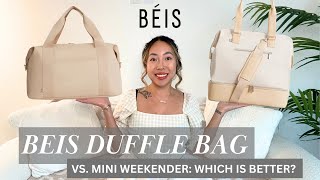 BEIS BEISICs Duffle Bag Review | pros & cons, vs Mini Weekender comparison 🧐