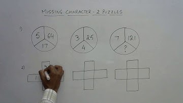 TWO MISSING NUMBER PUZZLES YOU MUST SOLVE